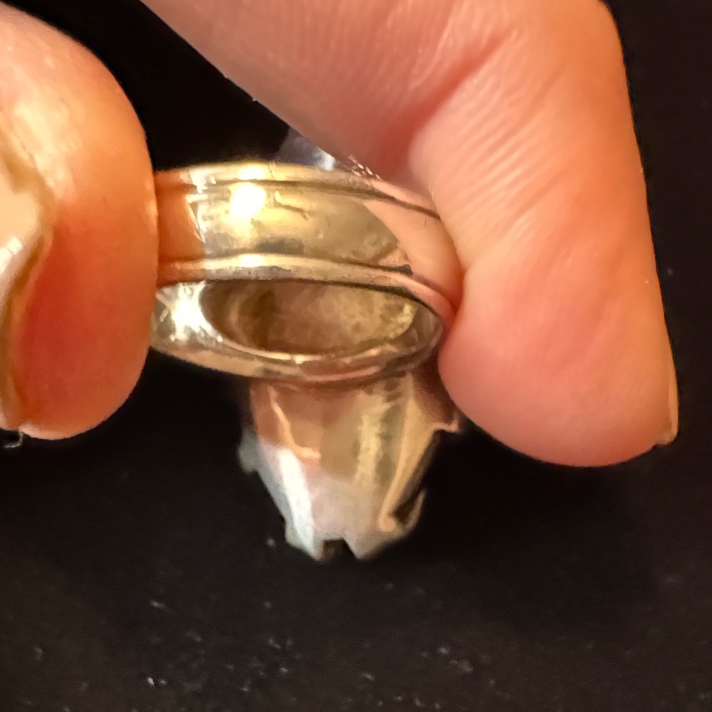 SLANE Silver Women's Geometric Ring - Picture 4 of 9